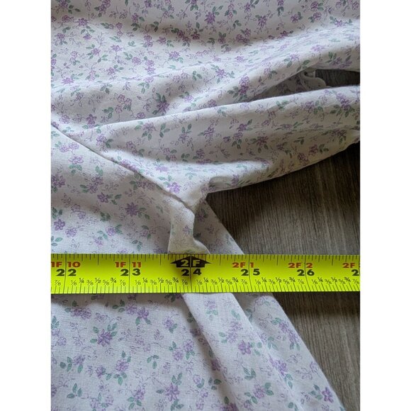 Vintage Dutchmaid Floral Button-Front Short Sleeve Nightgown Scalloped Pockets 2 - Picture 12 of 12